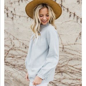 Roolee High Neck Blouse